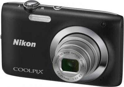 Компактный фотоаппарат Nikon Coolpix S2600 Black - общий вид