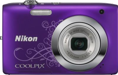 Компактный фотоаппарат Nikon COOLPIX S2600 Purple - вид спереди