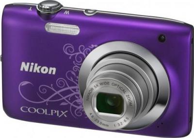 Компактный фотоаппарат Nikon COOLPIX S2600 Purple - общий вид