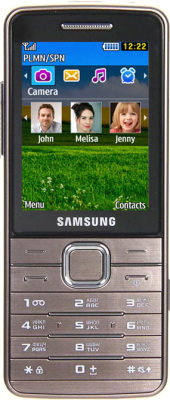 Мобильный телефон Samsung S5610 Gold (GT-S5610 MDASER) - вид спереди