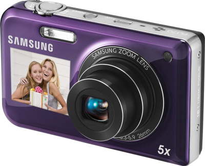 Компактный фотоаппарат Samsung PL170 (EC-PL170ZFPLRU) Violet - общий вид