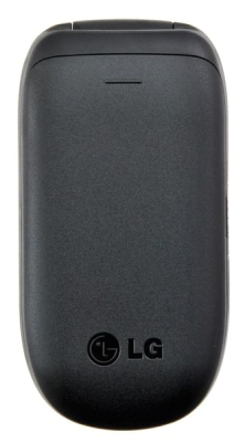 Мобильный телефон LG A175 White - вид сзади