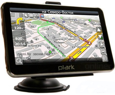 GPS навигатор Plark PL-550M - вид спереди