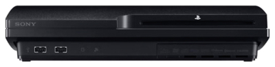 Игровая приставка PlayStation 3 CECH-3008B - вид сзади