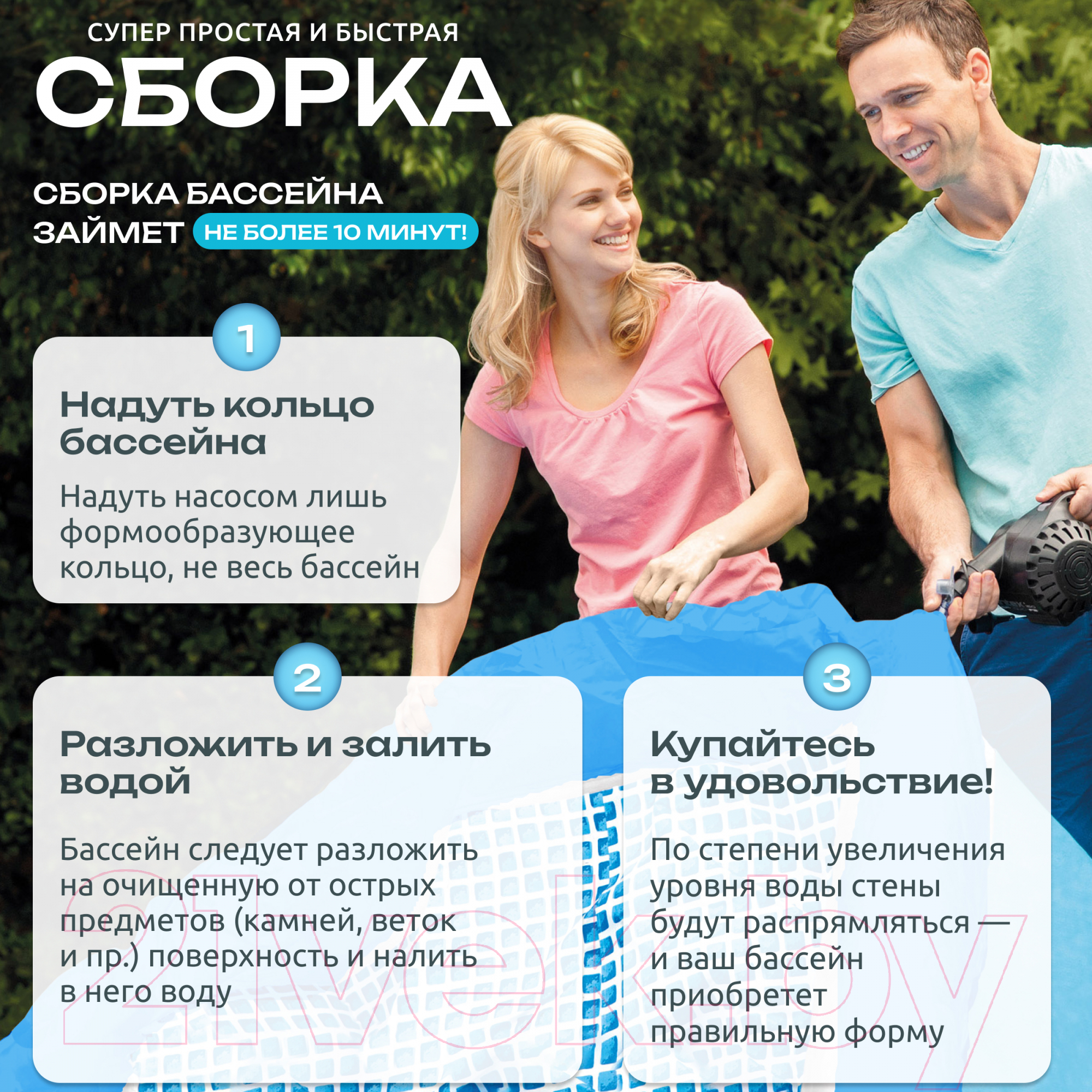 Надувной бассейн Intex Easy Set / 56920/28120 (305x76) — фото 7