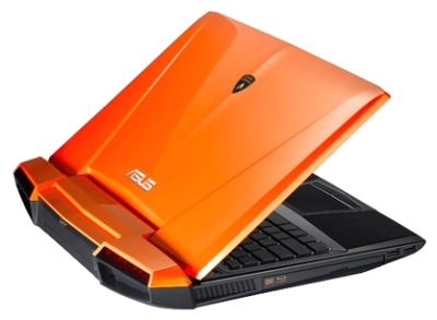 Ноутбук Asus VX7SX-S1101V - сбоку полуоткрытый