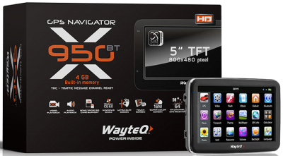 GPS навигатор Wayteq x950BT-HD - общий вид
