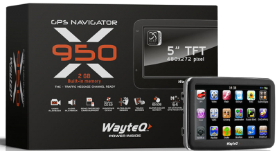 GPS навигатор Wayteq x950 - общий вид