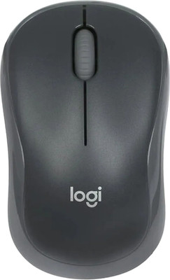 Мышь Logitech M185 (черный/серый) - 