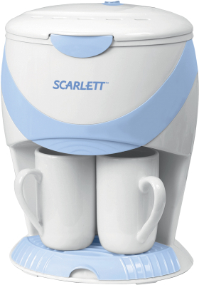 Капельная кофеварка Scarlett SC-1032 (White) - Вид спереди