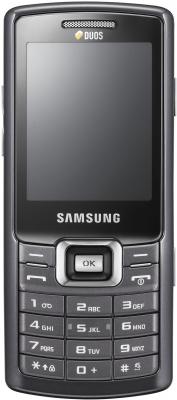 Мобильный телефон Samsung C5212 Black - вид сзади