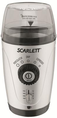 Кофемолка Scarlett SC-4010 (серебристый) - Вид спереди