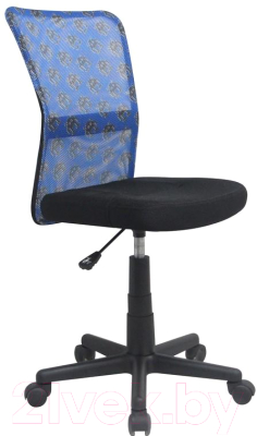 Кресло детское Halmar Dingo (синий/черный)
