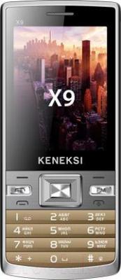 Мобильный телефон Keneksi X9 (золото) - общий вид