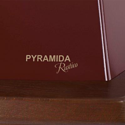 Вытяжка купольная Pyramida R 60U (бордовый) - детальное изображение