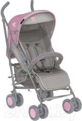 Детская прогулочная коляска Lorelli I-Move (серо-розовый) - общий вид
