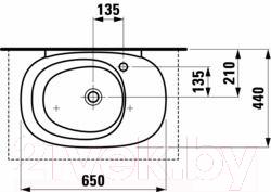 Умывальник Keramag Mimo 65x44 (8125560001091)