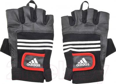 Перчатки для пауэрлифтинга Adidas Leather Lifting Glove S/M ADGB-12124