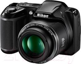 Компактный фотоаппарат Nikon Coolpix L340 (черный) - общий вид