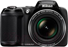 Компактный фотоаппарат Nikon Coolpix L340 (черный) - общий вид