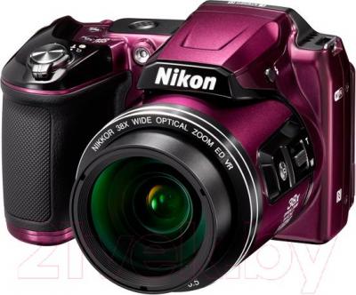 Компактный фотоаппарат Nikon Coolpix L840 (сливовый) - общий вид