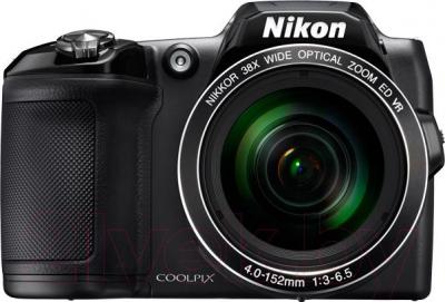 Компактный фотоаппарат Nikon Coolpix L840 (черный) - вид спереди