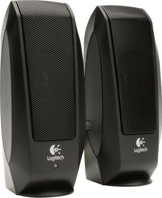 Мультимедиа акустика Logitech Speakers S-120 (980-000010) - вид спереди