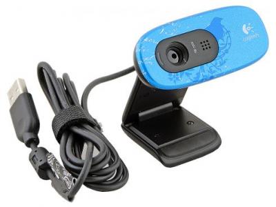 Веб-камера Logitech HD Webcam C270 Indigo (960-000809) - сбоку