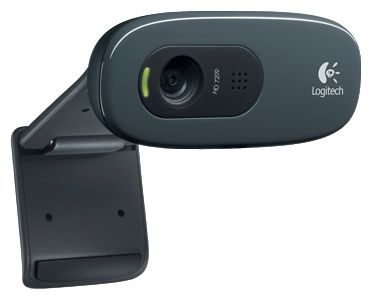Веб-камера Logitech HD WebCam C270 Fingerprint (960-000799) - вид спереди
