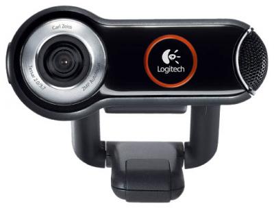 Веб-камера Logitech QuickCam Pro 9000 (960-000483) - спереди