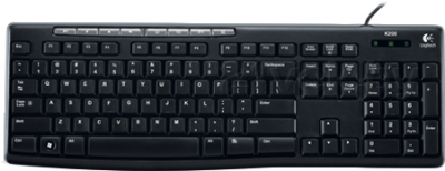 Клавиатура Logitech K200 / 920-002779 - общий вид