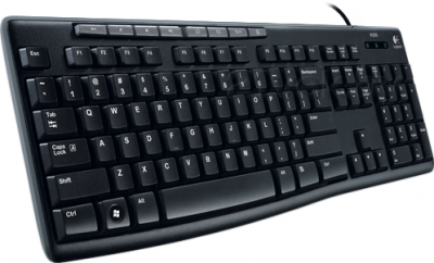Клавиатура Logitech K200 / 920-002779 - полубоком