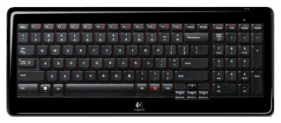 Клавиатура Logitech Wireless Keyboard K340 USB / 920-001992 (черный) - общий вид