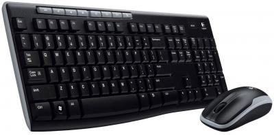 Клавиатура+мышь Logitech Wireless Combo MK260 USB / 920-003011 (черный)