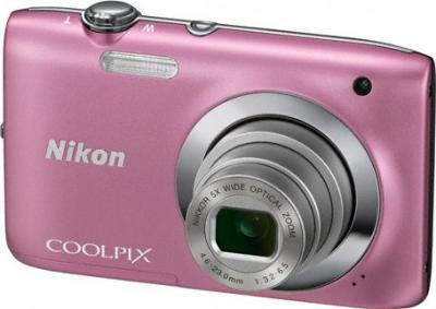 Компактный фотоаппарат Nikon S2600 Pink - Вид спереди
