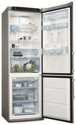 Холодильник с морозильником Electrolux ENA 34953X - вид спереди