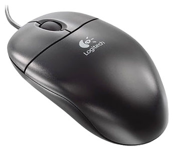 Мышь Logitech S96 Optical Wheel Mouse Black PS/2 (953688-1600) - общий вид