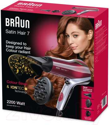 Фен Braun HD770 Satin Hair Colour