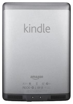 Электронная книга Amazon Kindle Touch - вид сзади