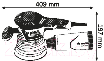Профессиональная эксцентриковая шлифмашина Bosch GEX 125-150 AVE (0.601.37B.102)