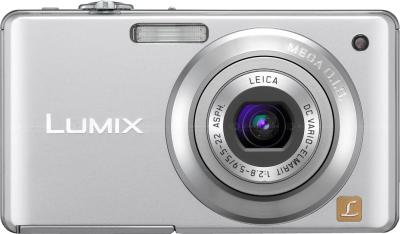 Компактный фотоаппарат Panasonic Lumix DMC-FS7EE-S - вид спереди