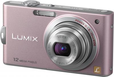 Компактный фотоаппарат Panasonic Lumix DMC-FX60EE-P - общий вид