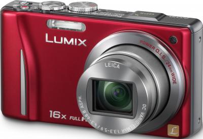 Компактный фотоаппарат Panasonic Lumix DMC-TZ20EE-R - общий вид