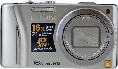 Компактный фотоаппарат Panasonic Lumix DMC-TZ20EE-S - вид спереди