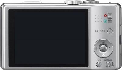 Компактный фотоаппарат Panasonic Lumix DMC-TZ20EE-S - вид сзади