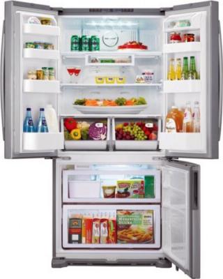 Холодильник с морозильником Samsung RF62UBPN1 - общий вид