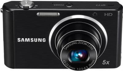 Компактный фотоаппарат Samsung ST77 (EC-ST77ZZBPBRU) Black - общий вид