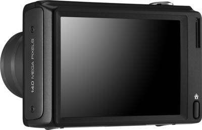 Компактный фотоаппарат Samsung WB210 Black - вид сзади