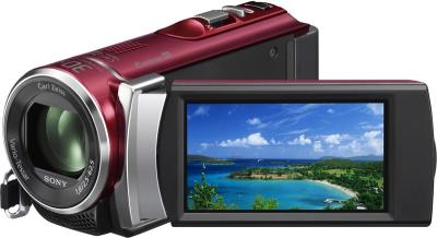 Видеокамера Sony HDR-CX200E Red - дисплей