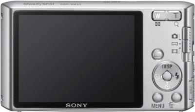 Компактный фотоаппарат Sony Cyber-shot DSC-W610 Silver - вид сзади